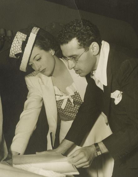 1940 Susan and God (George Cukor with Joan Crawford on the set)